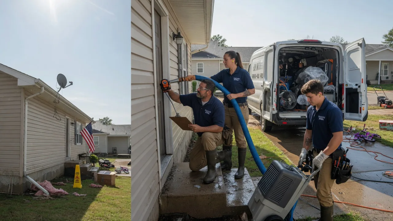 Ceiling Water Damage Restoration in Bergen, NY near me
